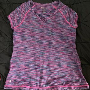 Multicolored Ideology Active Wear Shirt Large